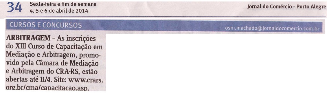 Curso de Mediação e Arbitragem